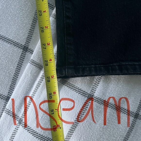 BDG Urban Outfitters Gray Black Cowboy Stretch Straight Leg Denim Jeans - 27 - Picture 8 of 9